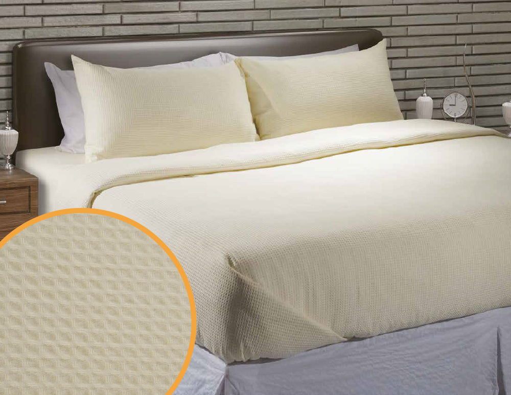 Juego de Sábanas Wafle Florencia