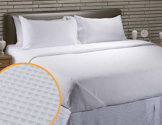 Juego de Sábanas Wafle Monza